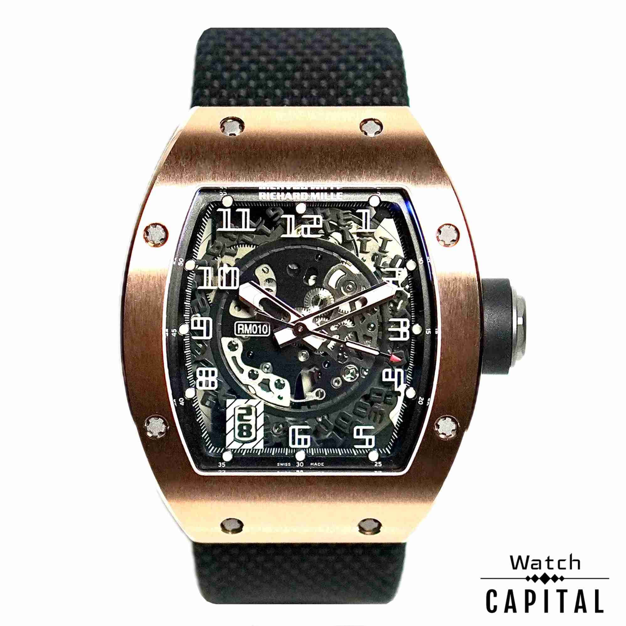 Richard Mille Pre-Owned Richard Mille RM 010 Red Gold AI RG 2011