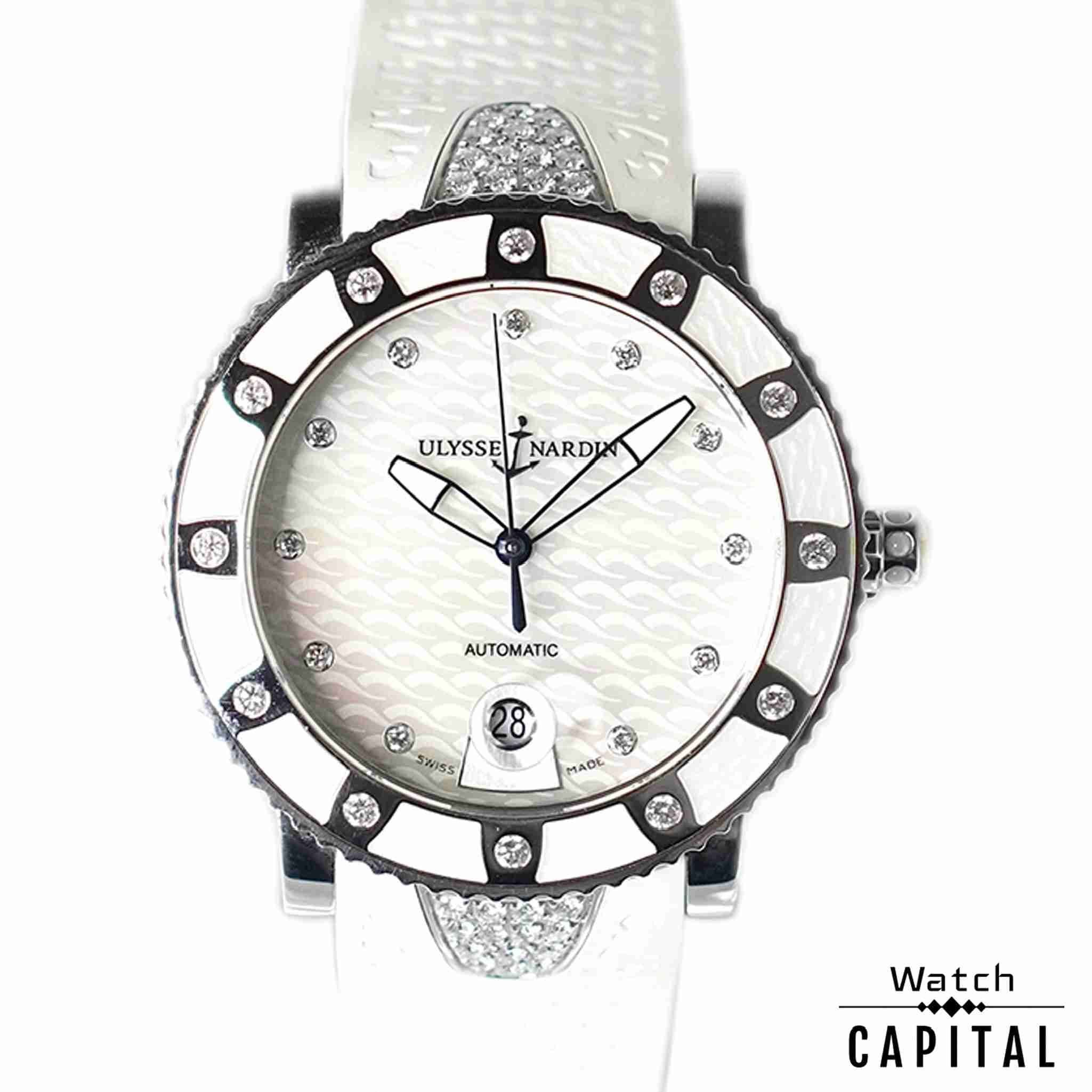 Ulysse Nardin Pre-Owned Ulysse Nardin Lady Diver 8103-101