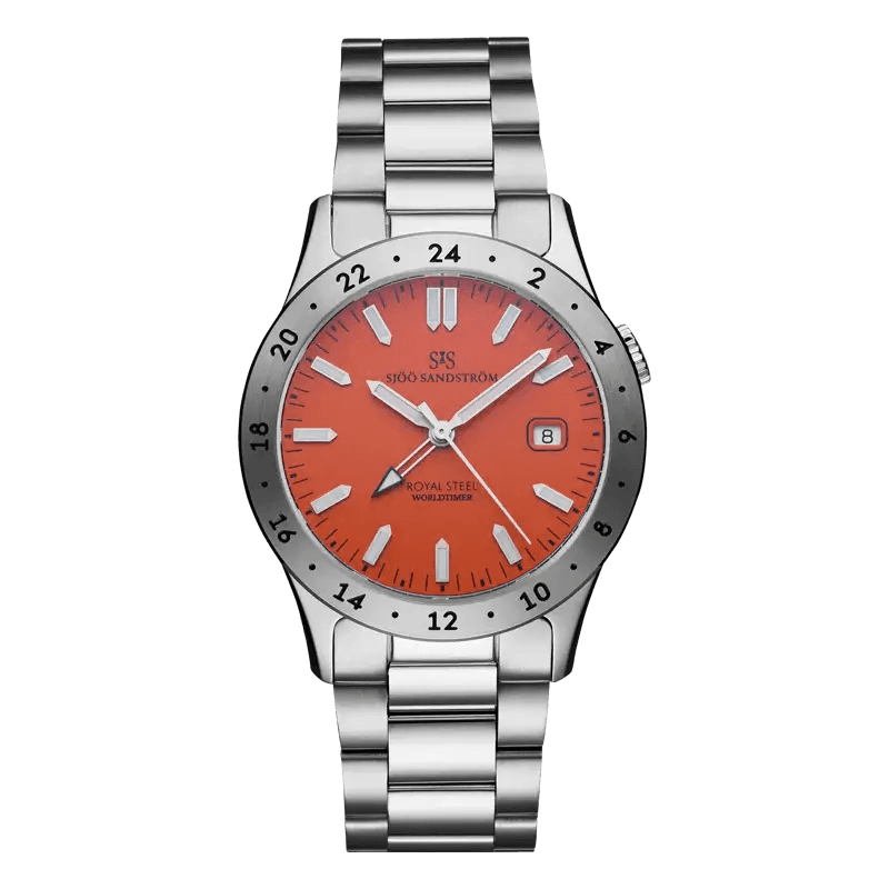 Sjöö Sandström Royal Steel Worldtimer