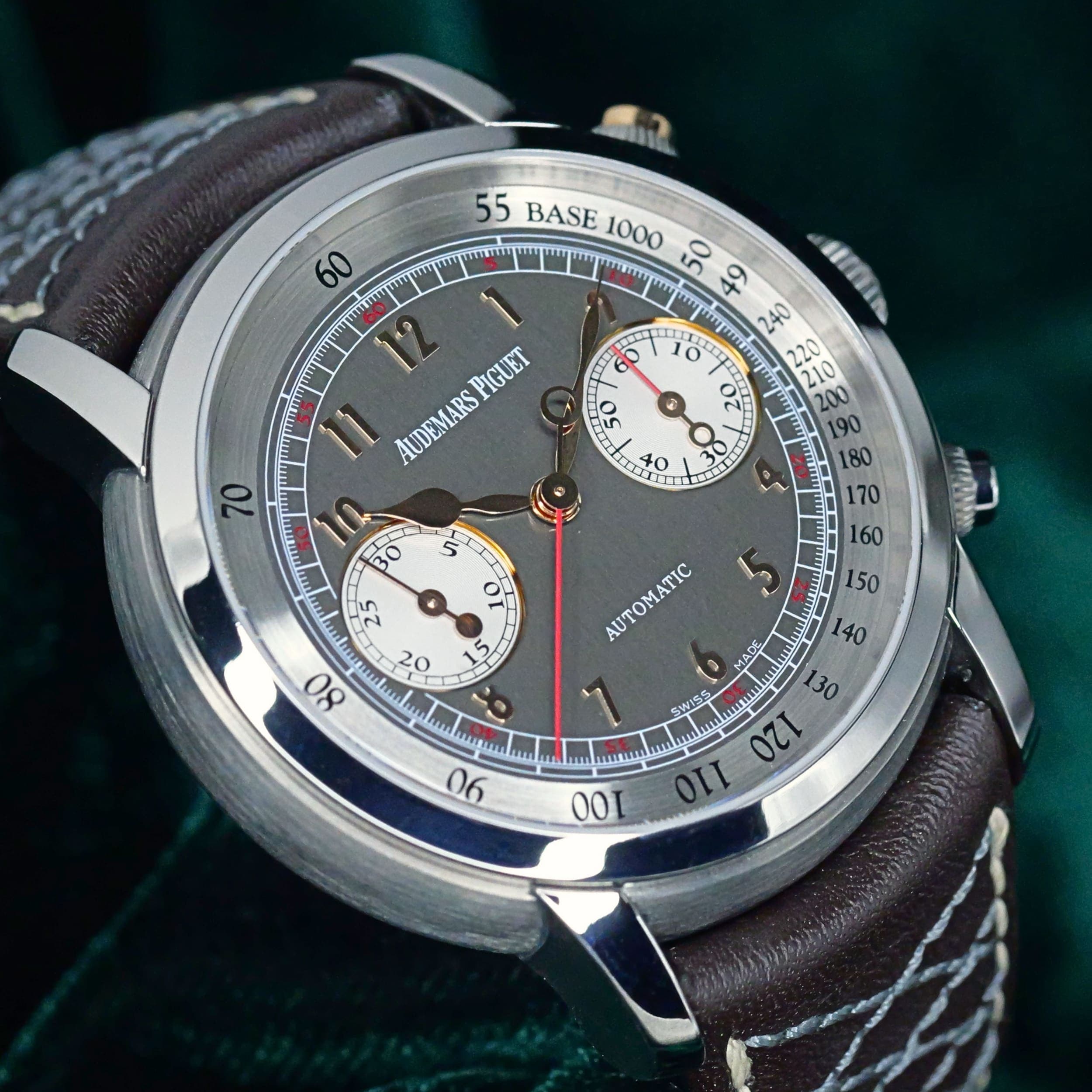 Audemars Piguet Audemars Piguet Jules Audemars Grey Dial Titanium Bezel Brow