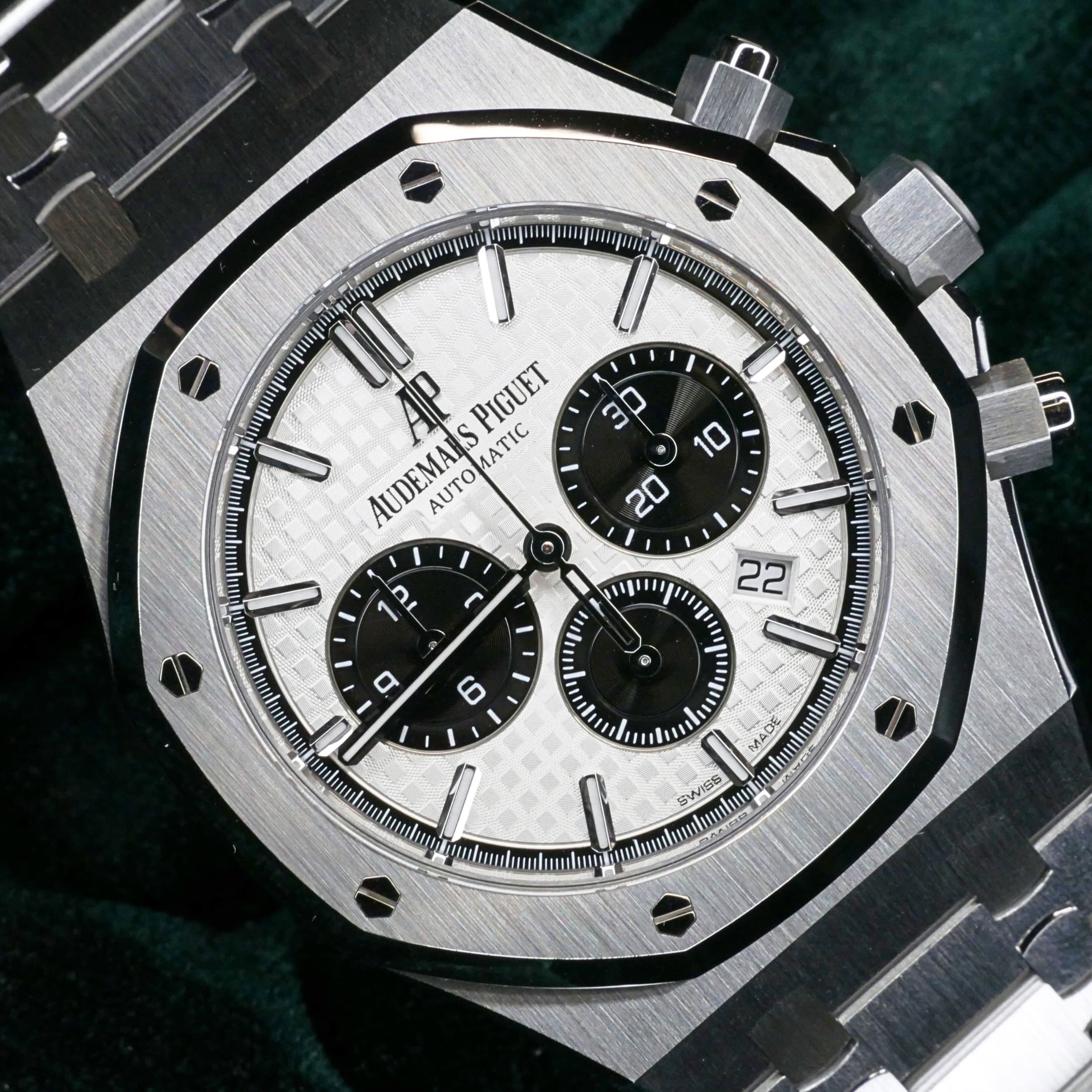 Audemars Piguet Audemars Piguet “Panda” 41MM Silver Black Dial Stainless Ste