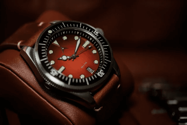 Aerotec Watches Sea Hunt ( Burgundy dial )