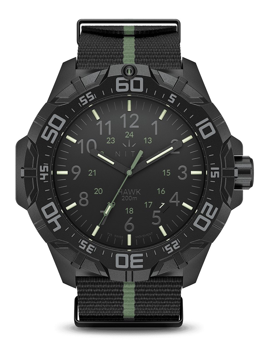 Nite Watches HAWK231BWC2CT25GREEN