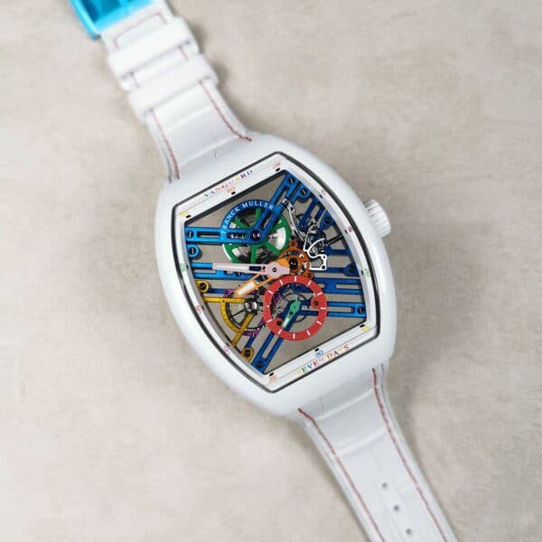 Franck Muller Franck Muller vanguard skeleton with ceramic case
