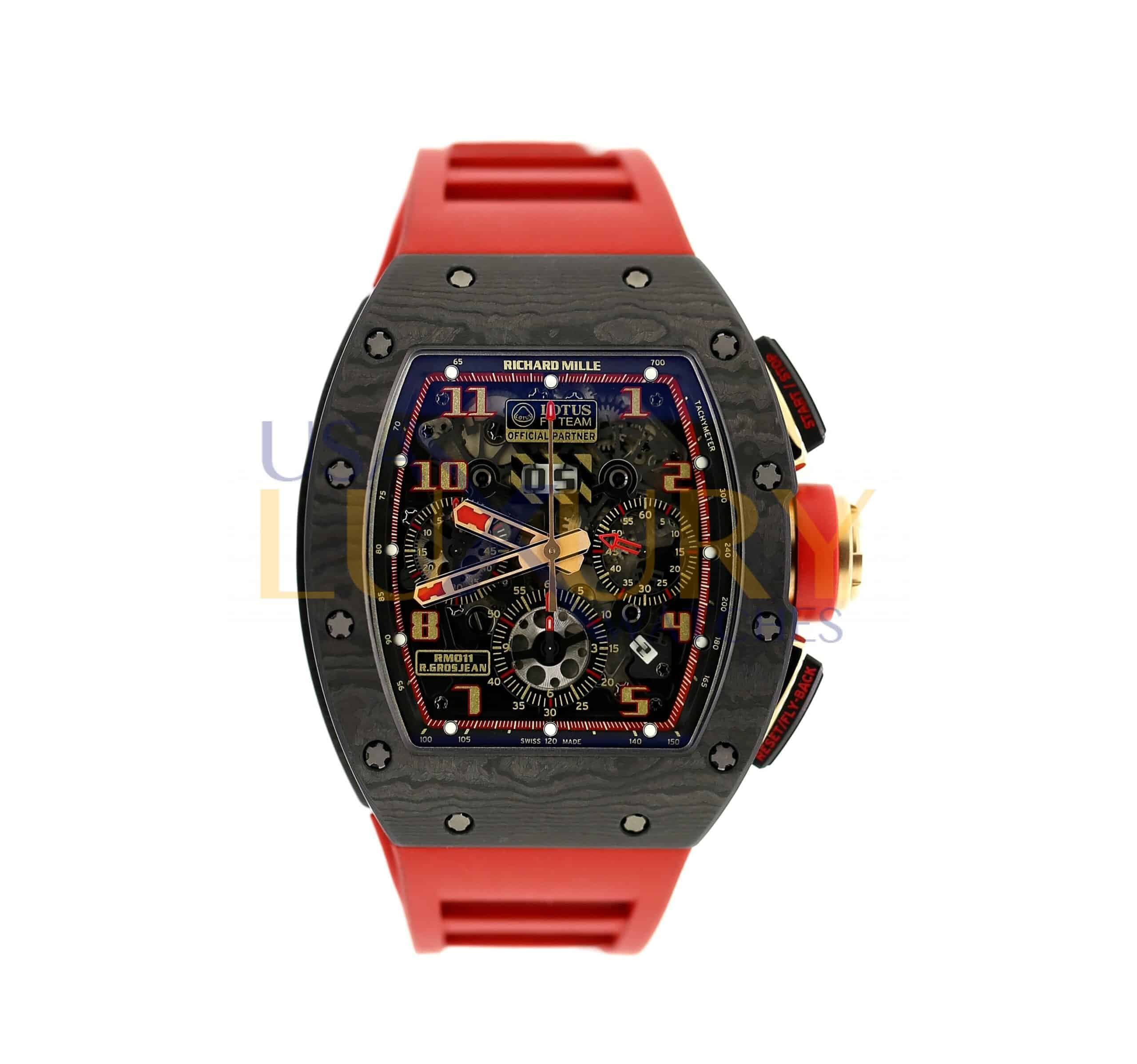 Richard Mille Richard Mille RM011 NTPT Carbon 18K Rose Gold Lotus F1 Team