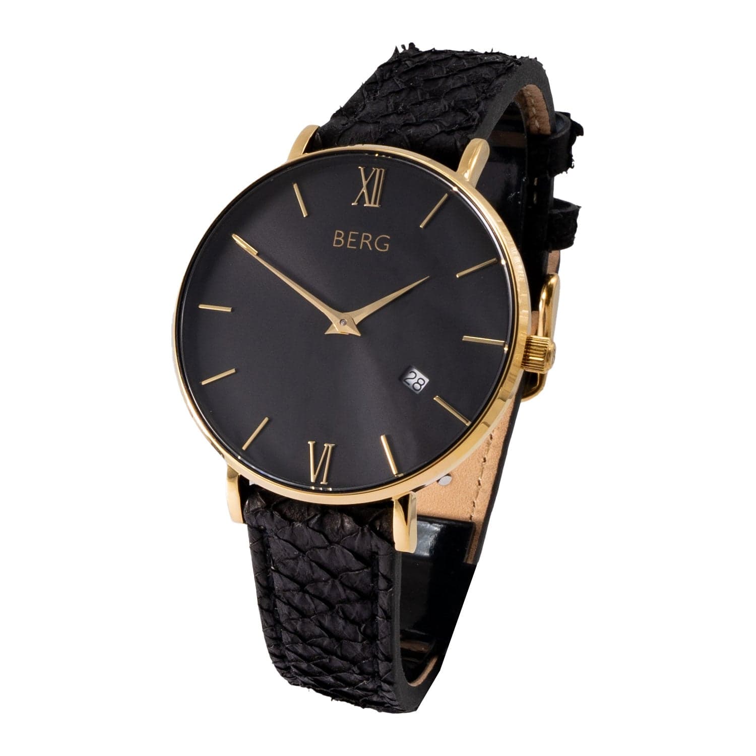 bergwatches 40mm-G-Black with Black G Strap