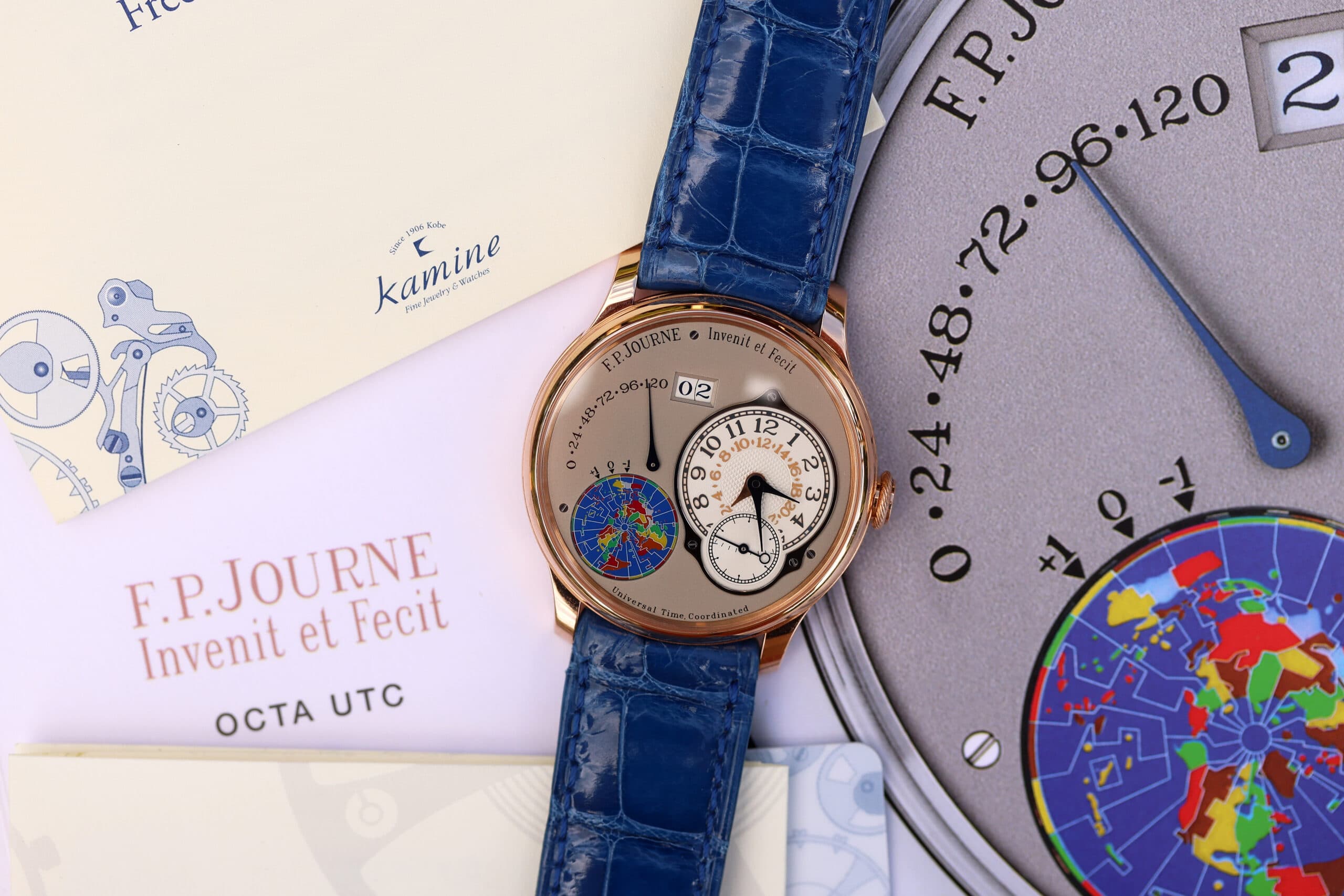 F.P. Journe F.P. Journe Octa Universal Time Coordinated “UTC, 38mm, Rose