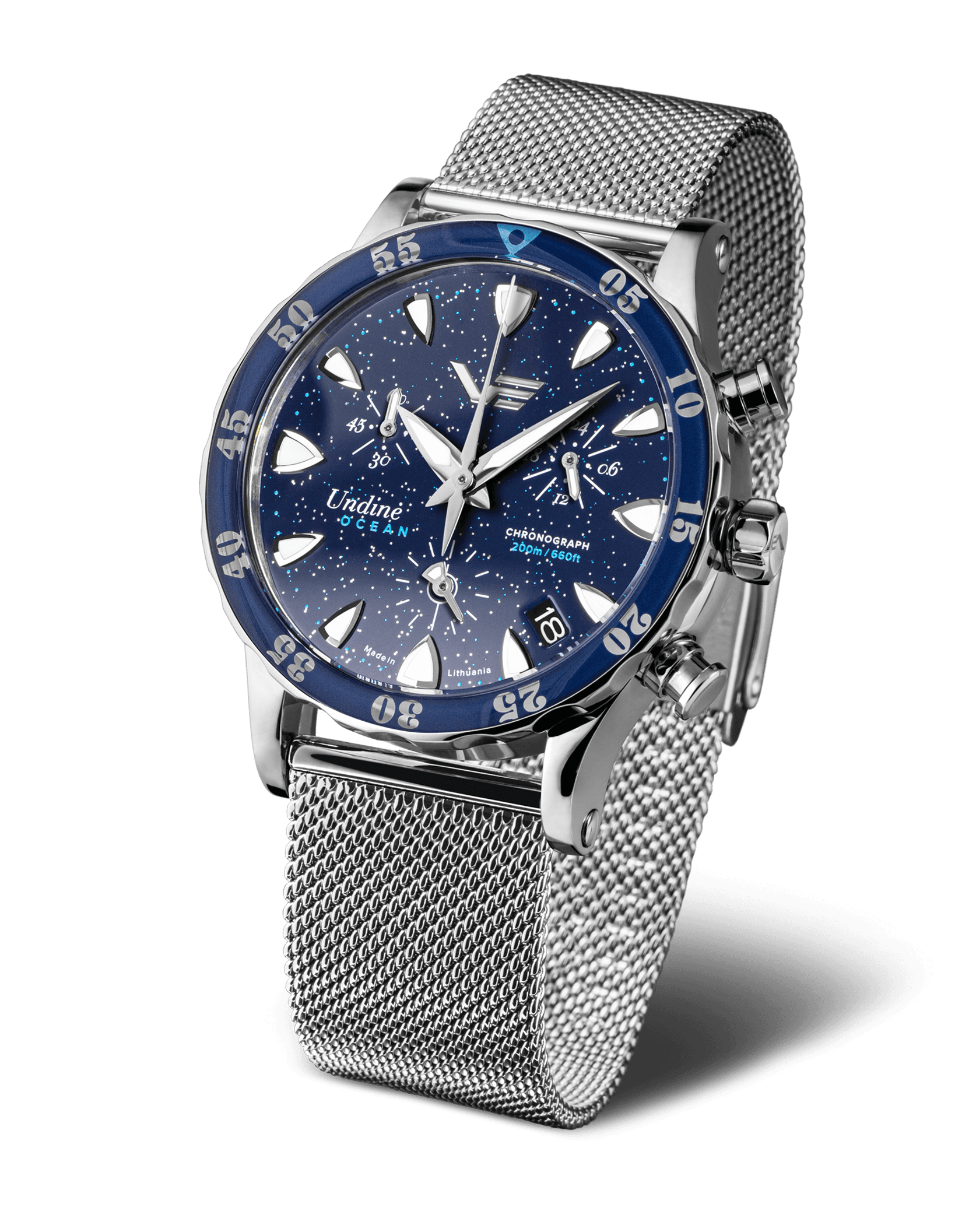 Vostok Europe Undiné VK68-515A756 Set with the Stainless Steel Mesh bracel