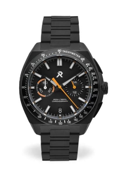 RZE RZE VALOUR BLACK GT TITANIUM WATCH with Bracelet