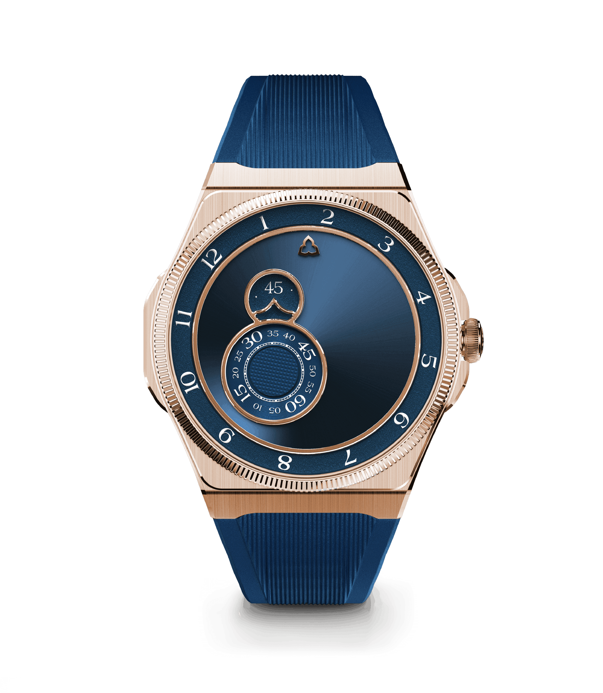 Trilobe Trente-Deux Sunray Blue Rose Gold