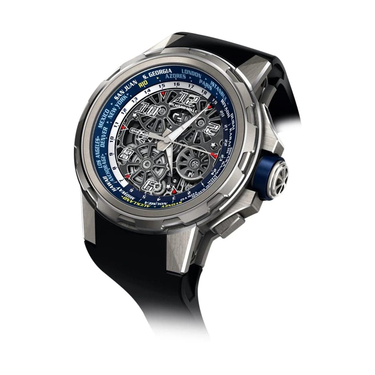 Richard Mille Richard Mille RM 63-02 Automatic Winding Worldtimer Watch