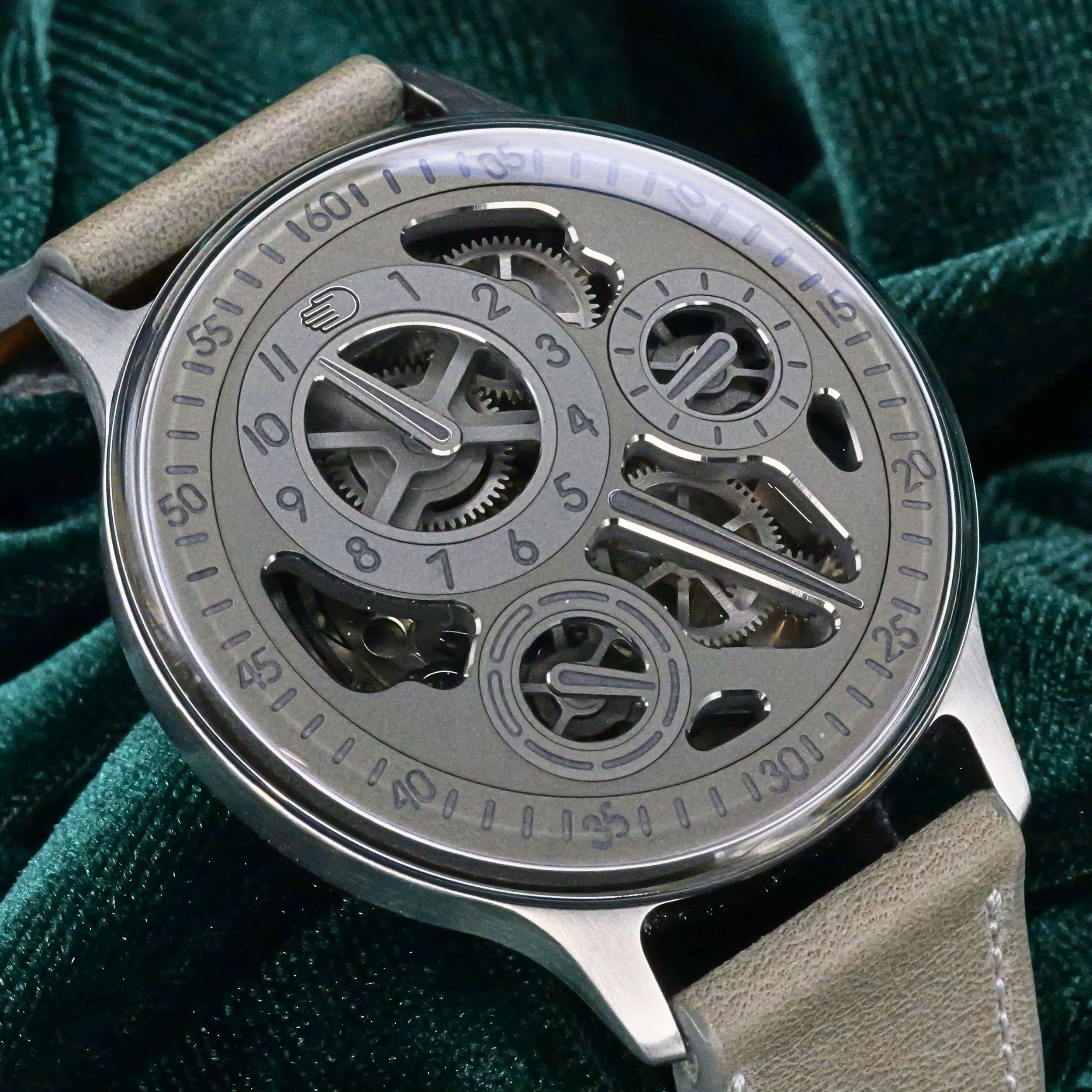 Ressence Ressence Type 1H Hodinkee Limited Edition Silver Skeleton Di