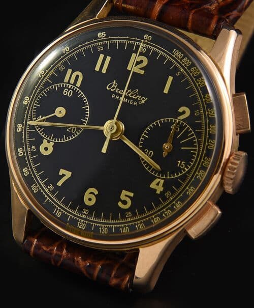 Breitling Breitling Premier Chronograph In 18k Solid Rose Gold