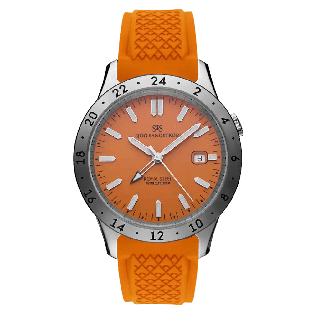 Sjöö Sandström Royal Steel Worldtimer