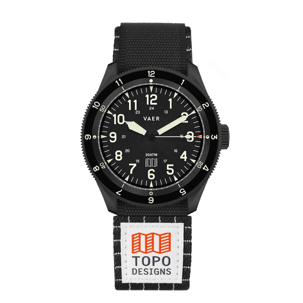 Vaer DS4-TPB38-TOPO20BLK-TOPO20GRN-SIL20PVDBLK