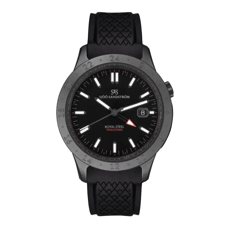 Sjöö Sandström Royal Steel Worldtimer