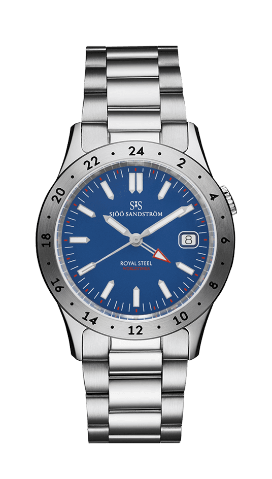 Sjöö Sandström Royal Steel Worldtimer