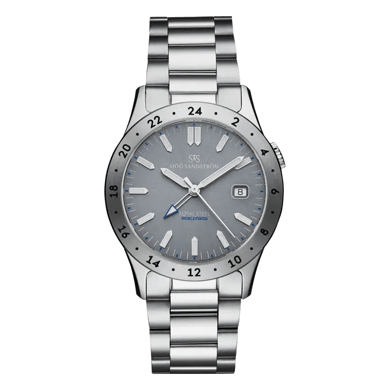 Sjöö Sandström Royal Steel Worldtimer