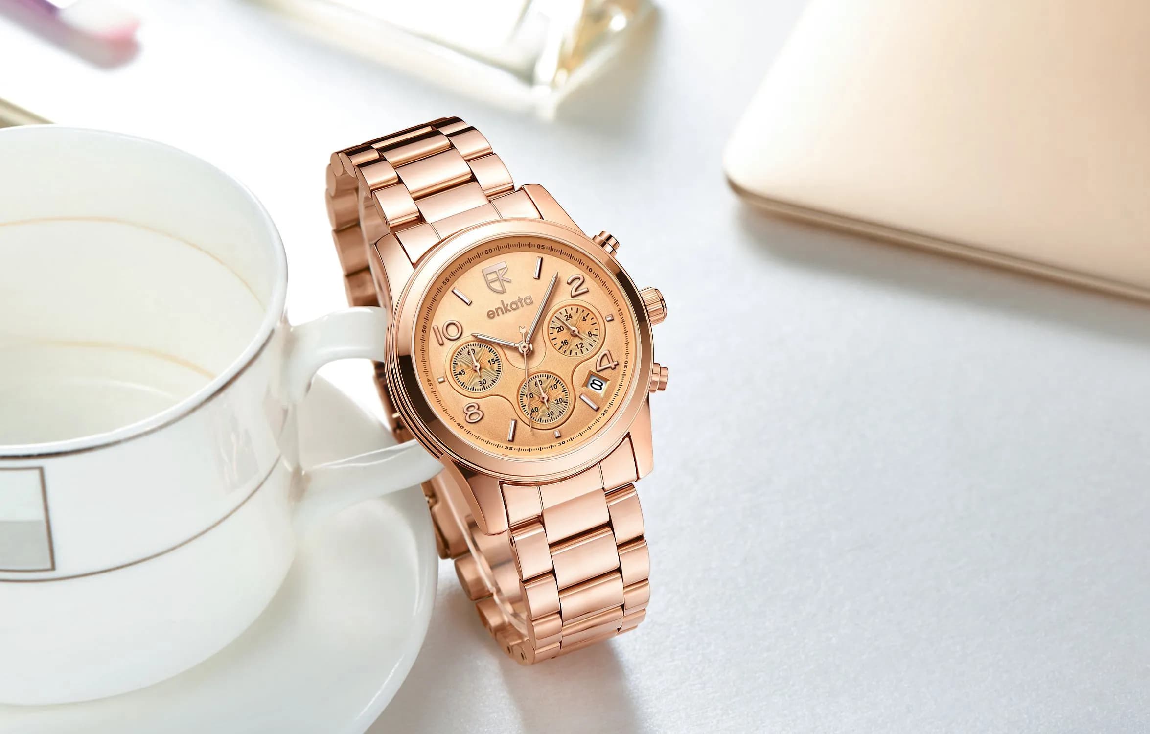 Enkatawatches Aurora III Rose Gold M