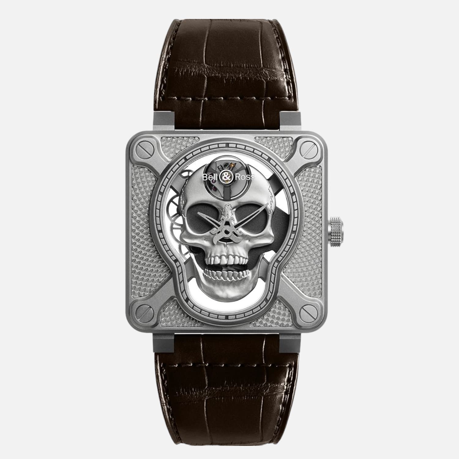 Bell & Ross BR01-SKULL-SK-ST