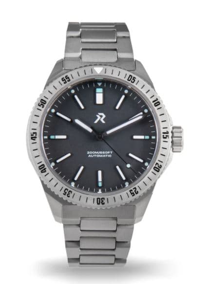 RZE RZE ENDEAVOUR FRIGATE GREY TITANIUM WATCH