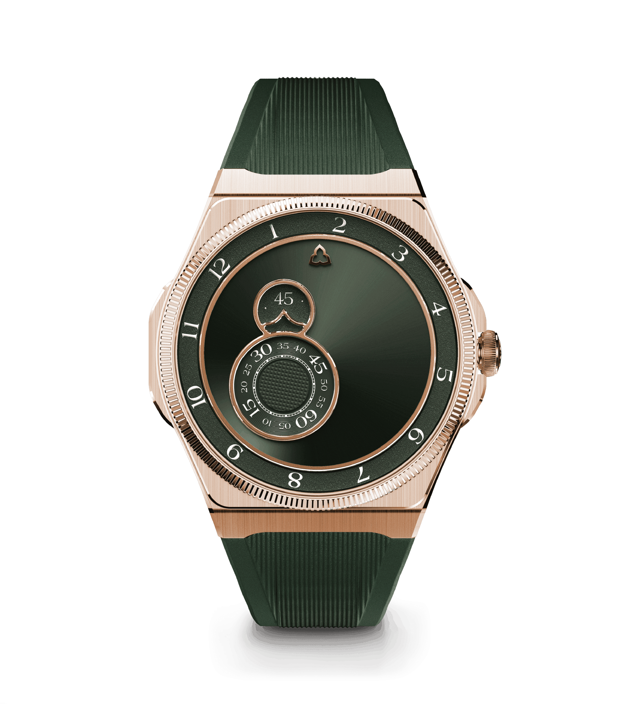 Trilobe Trente-Deux Sunray Green Rose Gold