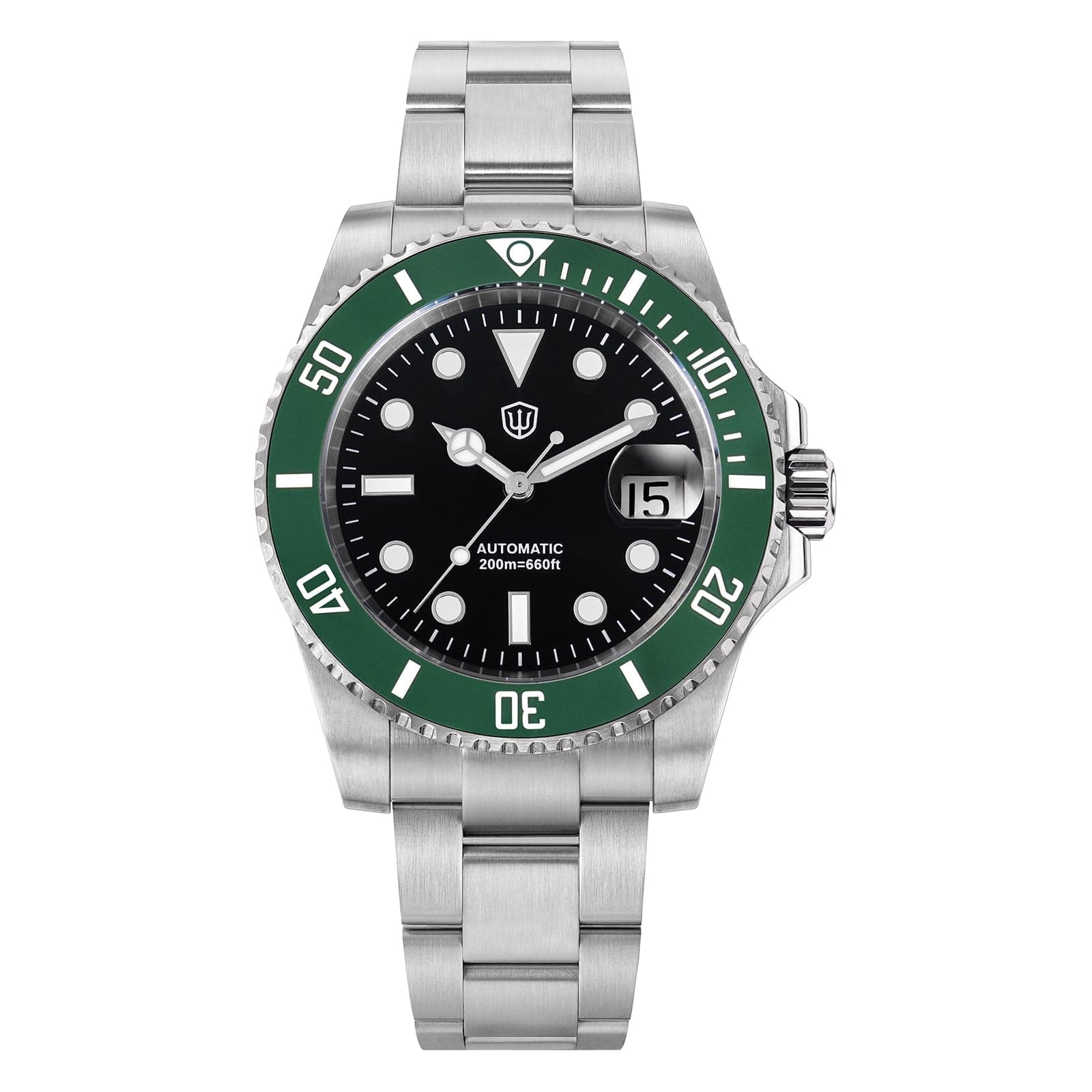 Watchdives Watchdives-WD5512-PT机芯- 全黑 - 钢带