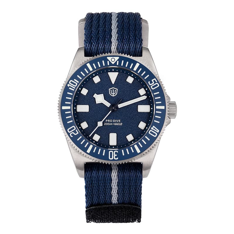 Watchdives Watcdives-EXD小号- 银壳 蓝面 -