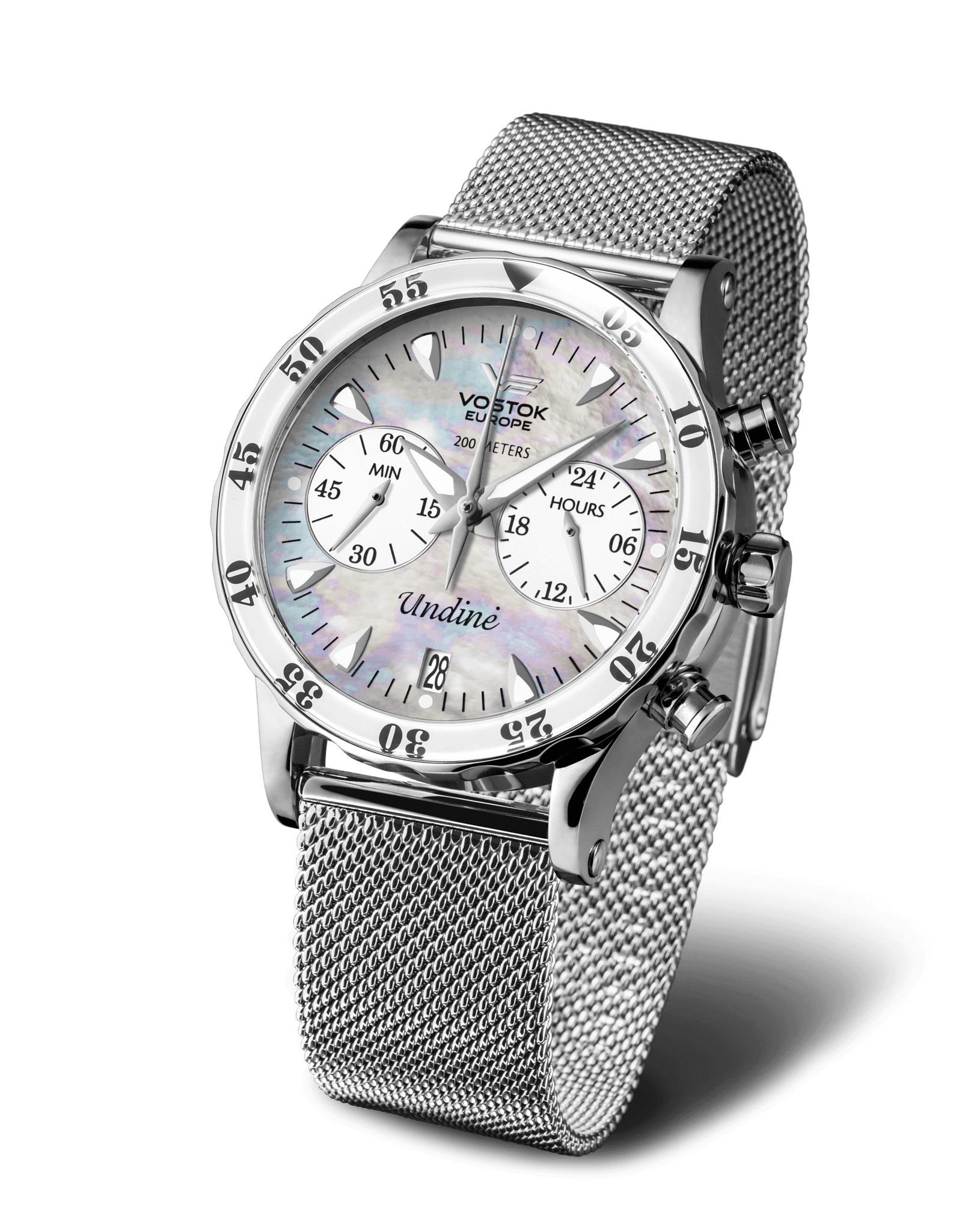 Vostok Europe Undiné VK64-515A671 Set with the Stainless Steel Mesh bracel