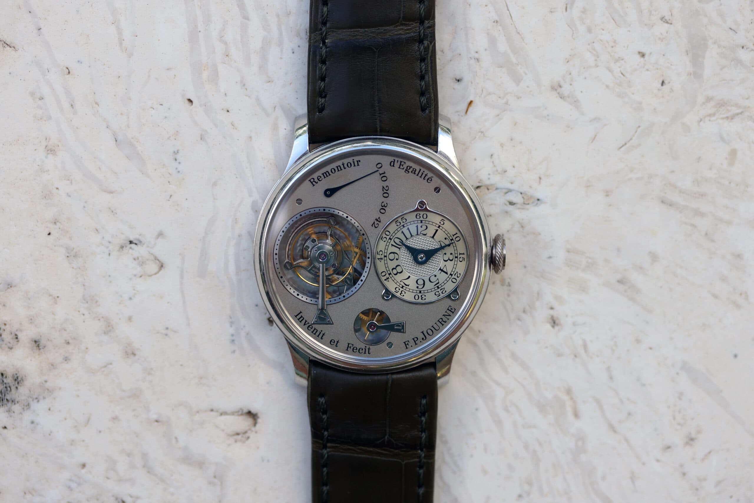 F.P. Journe F.P. Journe Tourbillon Souverain ref. T “Brass, Platinum, 4t