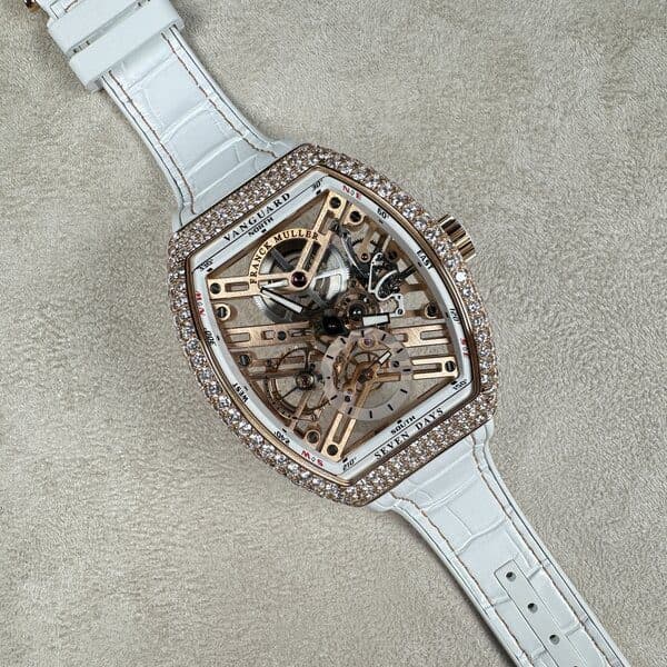Franck Muller Franck Muller Vanguard Skeleton Rose Gold V 41 S6 SQT D 5N T