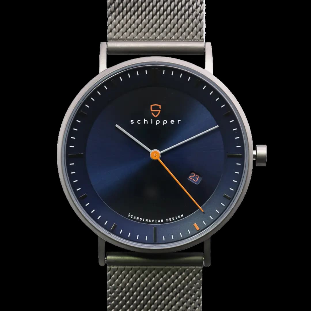 Schipperwatch Schipper NEW AESTHETIC 40 | Sunburst Midnight Blue | Orange