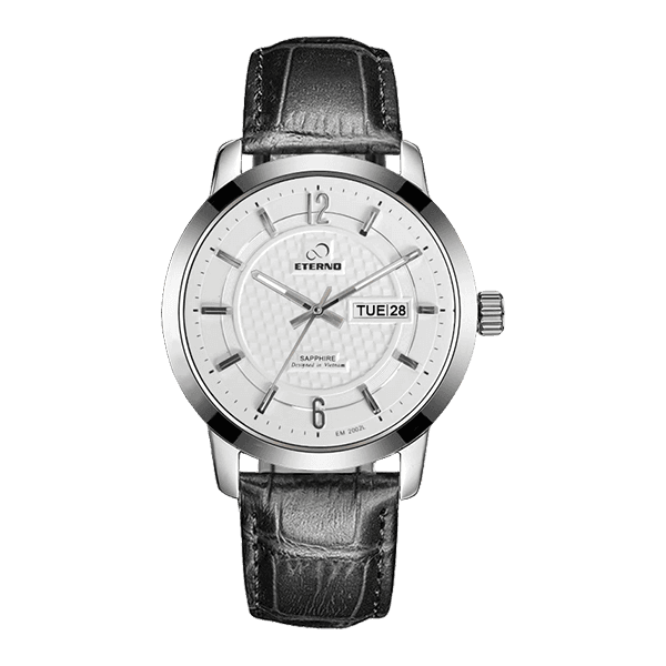 Eternowatch ETERNO EM2002L DA ĐEN TRẮNG