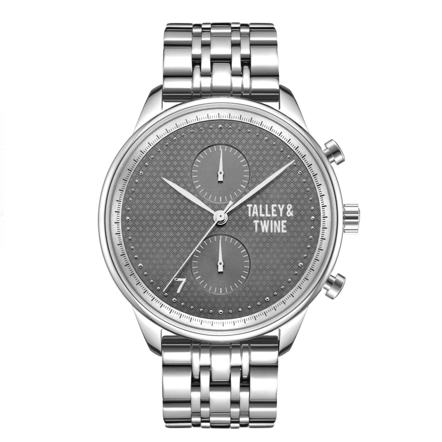 Talley & Twine Watch Company 46-GRY-DMD-MTL
