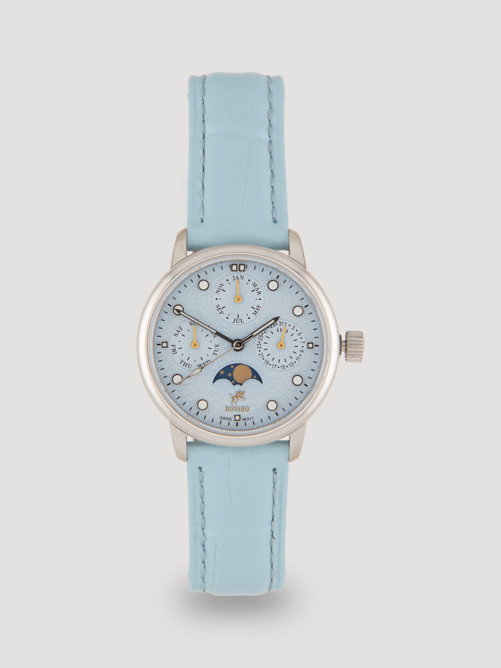 Bovarowatches 32mm Lunar Azure Regular Number